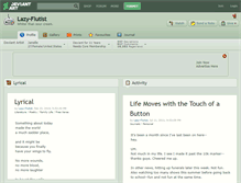 Tablet Screenshot of lazy-flutist.deviantart.com