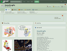 Tablet Screenshot of derpyshrugplz.deviantart.com