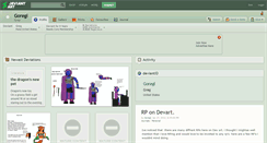 Desktop Screenshot of goregl.deviantart.com