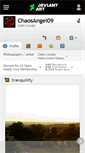 Mobile Screenshot of chaosangel09.deviantart.com