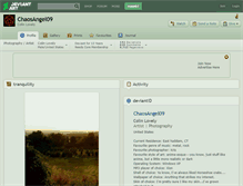 Tablet Screenshot of chaosangel09.deviantart.com