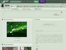 Tablet Screenshot of maang.deviantart.com