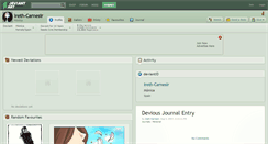 Desktop Screenshot of ireth-carnesir.deviantart.com