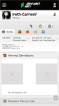 Mobile Screenshot of ireth-carnesir.deviantart.com