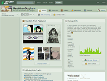 Tablet Screenshot of naruhina--doujins.deviantart.com