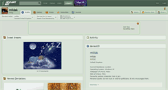 Desktop Screenshot of mildak.deviantart.com