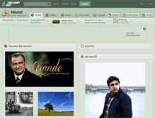 Tablet Screenshot of nikolof.deviantart.com