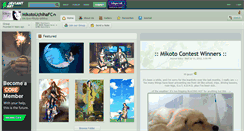 Desktop Screenshot of mikotouchihafc.deviantart.com