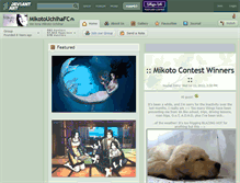 Tablet Screenshot of mikotouchihafc.deviantart.com