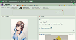 Desktop Screenshot of caley-san.deviantart.com