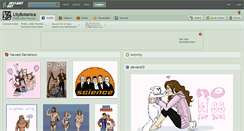 Desktop Screenshot of lilybotanica.deviantart.com