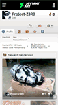 Mobile Screenshot of project-z3r0.deviantart.com