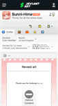 Mobile Screenshot of bunni-hime.deviantart.com
