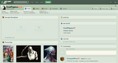 Desktop Screenshot of deadpegasus.deviantart.com