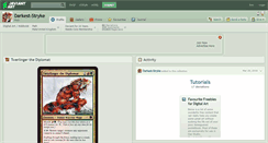 Desktop Screenshot of darkest-stryke.deviantart.com