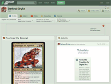 Tablet Screenshot of darkest-stryke.deviantart.com