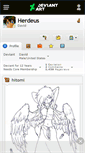 Mobile Screenshot of herdeus.deviantart.com