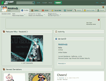 Tablet Screenshot of nolohndz.deviantart.com