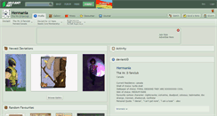 Desktop Screenshot of hermania.deviantart.com