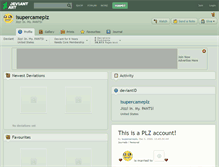 Tablet Screenshot of isupercameplz.deviantart.com