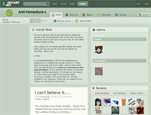 Tablet Screenshot of anti-homestuck.deviantart.com