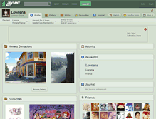 Tablet Screenshot of lowrena.deviantart.com