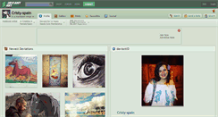 Desktop Screenshot of cristy-spain.deviantart.com