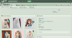 Desktop Screenshot of dark-ash-x.deviantart.com