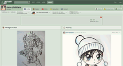 Desktop Screenshot of mew-christiana.deviantart.com
