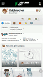 Mobile Screenshot of oddbrother.deviantart.com