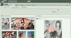 Desktop Screenshot of carlotto.deviantart.com