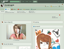 Tablet Screenshot of bloodplusgeek.deviantart.com