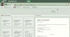 Desktop Screenshot of mizzd.deviantart.com