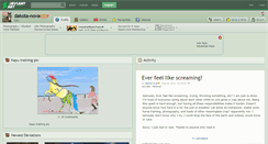 Desktop Screenshot of dakota-nova.deviantart.com
