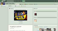Desktop Screenshot of cryptic-yume-club.deviantart.com