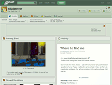 Tablet Screenshot of nikkiprower.deviantart.com