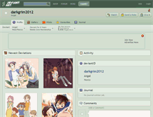 Tablet Screenshot of darkgrim2012.deviantart.com