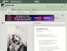 Tablet Screenshot of anothercrush.deviantart.com