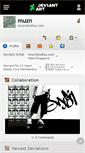 Mobile Screenshot of muzn.deviantart.com
