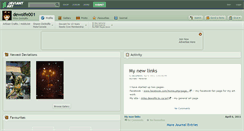 Desktop Screenshot of dewolfe001.deviantart.com