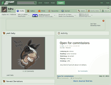 Tablet Screenshot of kdru.deviantart.com