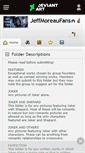 Mobile Screenshot of jeffmoreaufans.deviantart.com