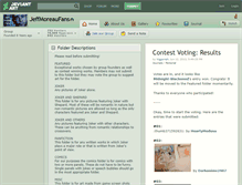 Tablet Screenshot of jeffmoreaufans.deviantart.com