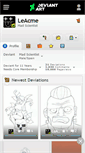 Mobile Screenshot of leacme.deviantart.com