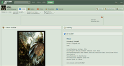 Desktop Screenshot of kdll.deviantart.com