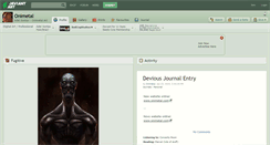 Desktop Screenshot of onimetal.deviantart.com