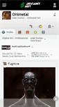 Mobile Screenshot of onimetal.deviantart.com