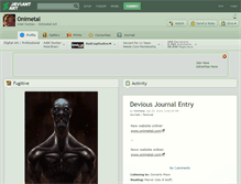 Tablet Screenshot of onimetal.deviantart.com
