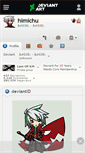 Mobile Screenshot of himichu.deviantart.com
