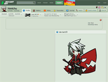 Tablet Screenshot of himichu.deviantart.com